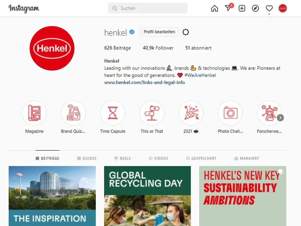 henkel-instagram-screenshot